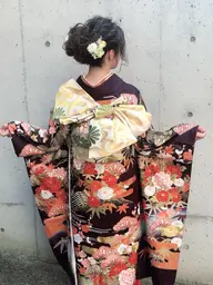卒業式✨袴の着付け👘振袖＋袴/着付のみ