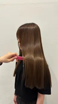 『サラサラストレートヘアに🤍』⭐️美髪縮毛矯正⭐️➕トリートメント🍀➕頭皮クレンジングmarbb🫧