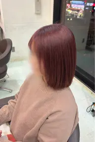 【冬限定㊗️❗️】ダブルカラー（全体ブリーチ➕オンカラー）🩷⭐️