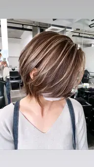 バレイヤージュ【白髪手術】