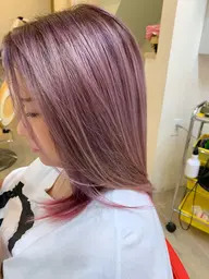 ⭐️女性🚺🚹男性どちらも可⭐️ダブルカラー🔸ケアブリーチ1回➕カラー🔸➕③stepトリートメント✨