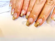 ラメグラデーション＊ご新規様オフ無料＊甘皮ケア付き