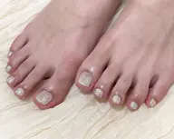 【オフなし】フット🦶ワンカラージェルネイル✨パラジェル🫧