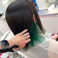 【ショート・ボブ限定】インナーカラー➕4stepトリートメント