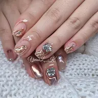 ※【新規限定オフ無料】写真持ち込みニュアンスジェルネイル8980