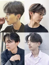 【11日19:00-】メンズカット🌿センターパートスタイル