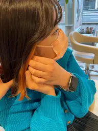 【個性的🫶🏻】インナーカラー🩵