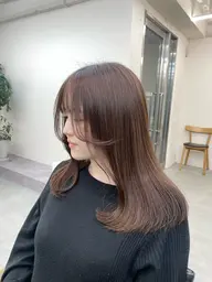 切りっぱなしカットモデル🧼(ロング、ミディアム)