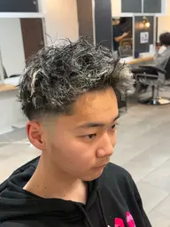 「新規限定」メンズカット＋ハイライトメッシュ