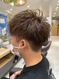 👨‍🎓ミニモ学割‼️メンズカット＋フルカラー＋トリートメント＋スパ＋眉毛カット＋ヘアセット