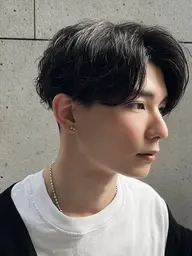 【学割🈹メンズ限定!】カット+メンズストレートパーマ