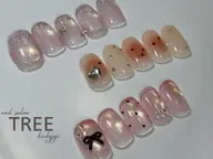 【オフあり】定額 ワンホンネイル🎀チーク,マグネット,フラッシュetc♡デザイン8種/パラジェル(+550円)変更可◎