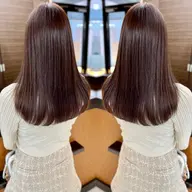 ✨韓国風サラツヤ✨ケアカラー&髪質改善HITAトリートメント(やわらかくボリュームを抑え扱いやすい髪に)