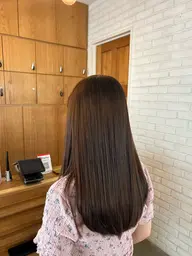 前髪カット ＋ ワンメイクカラー🍊🎀🍫