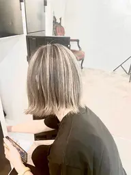 バレイヤージュブリーチダブルカラー✨トリートメント