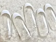 【再来】【ハンド】【ジェルネイル】フレンチ・カラーグラデーション／オフ・ケア別途