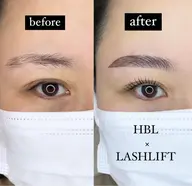 パリジェンヌラッシュリフト上×HBL