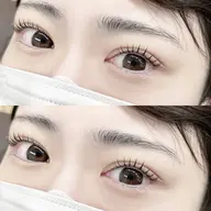 【4色から選べるリップグロス付き】愛されぱっちり目🤍まつ毛カール上のみ🤍