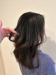 暗髪カラー💜ロング料金込み