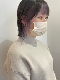 ☘️インナーカラー☘️(ブリーチ込み)+トリートメント