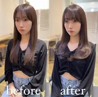 2〜3回目🌟人気No.3🌟似合わせ小顔カット×髪質改善カラー × Aujua5ステップ超音波トリートメント