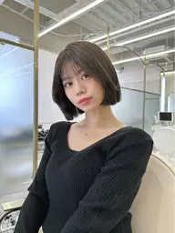 前髪カットカラー2stepトリートメント✨