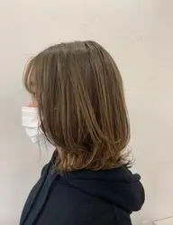 🎀カット+透明感抜群のブリーチなしダブルカラー＋髪質改善トリートメント🎀