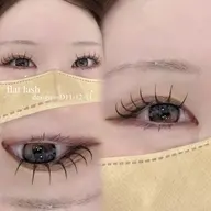 🩵💠4月限定💠🩵　超軽量フラットラッシュ　140本　アイシャンプー付