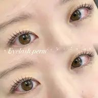 自まつげを濃くハッキリ🖤マスカラパーマ🖤パリジェンヌ➕ブラックティント⟡.·赤羽