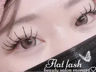 フラットラッシュ120本/エクステオフなし