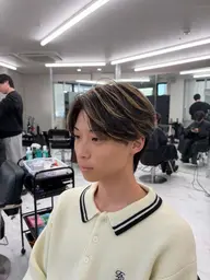 よりオシャレに♪メンズカット+ハイライトメッシュ入れ放題<#メンズ>