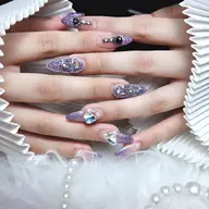 ❤️‍🔥チップ長さだし10本+デザインやり放題(アート10本)コース【500円パーツまでつけ放題】オフあり