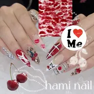 🎀ミニモ限定🈹《チップ長さ出し》パーツ付け放題or持ち込みデザイン放題