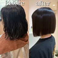 【人気No.2✨】似合わせカット+プレミアム地毛風縮毛矯正