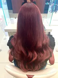 【平日限定‼️】ダウンスタイル🌷コテ巻きのみの施術となります！前髪、顔周りカット＋1000円