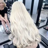 高明度のハイトーンにしたい方☁ブリーチ2回 ＋ カラー ＋トリートメント(トリプルカラー)