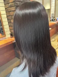 【天使の艶髪】 カット+低温縮毛矯正+癒しの夢SPA+輝Ｔｒ