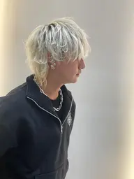 【👑1日3名限定👑】メンズカット+1回ブリーチ+カラー