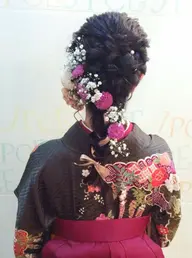 卒業式に❤ヘアセット &袴の着付け&ナチュラルメイク✨✨✨