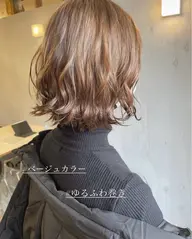 【平日限定】似合わせカット＋透明感カラー　　　※長さによってはロング料金がかかります