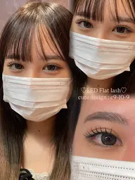 【最新技術LED】もち◎LEDマツエク/エクステ100本まで