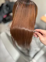 カット+ブリーチなしダブルカラー+ケアトリートメント