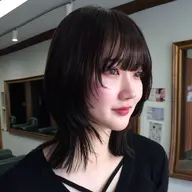 【栄/10代20代限定メニューෆ˚*】韓国風ナチュラルボブ/ミディアムカット✮*｡ﾟ