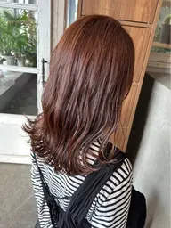 レディースカット/透明感カラー/トリートメント