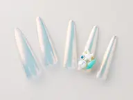 【オフ込み】長さだし➕ワンカラー➕ワンポイントストーン