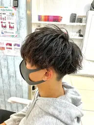 【セットがラクに✨】メンズカット➕ベーシックパーマ¥12100