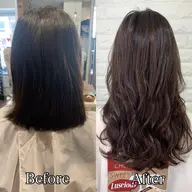 【馴染み抜群⭕️】馴染ませカット＋プラチナ✨プルエクステ60本​〜​