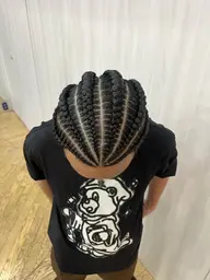 コーンロウ6本🔥