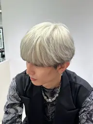 【期間限定クーポン】❤️‍🔥メンズカット➕リタッチブリーチ➕オンカラー（デザインによって＋¥3000​〜​）❤️‍🔥