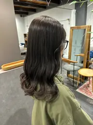 【直前予約OK】【平日20時​〜​、土日祝19時​〜​✨️】透明感ワンカラー《マッサージ付き》《ブリーチなし》